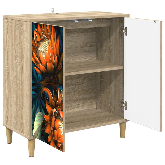 Bufet LOCHEM Sonoma 69 x 33 x 75 cm Lemn prelucrat WALTI