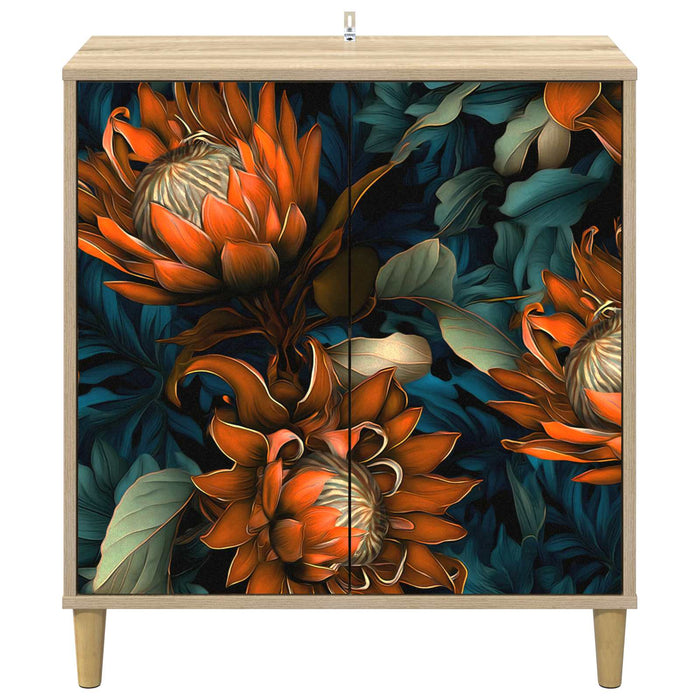 Bufet LOCHEM Sonoma 69 x 33 x 75 cm Lemn prelucrat WALTI