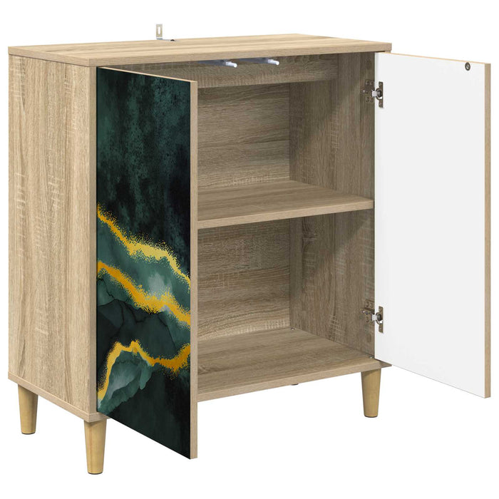 Bufet WIJHE Sonoma 69 x 33 x 75 cm Lemn prelucrat WALTI