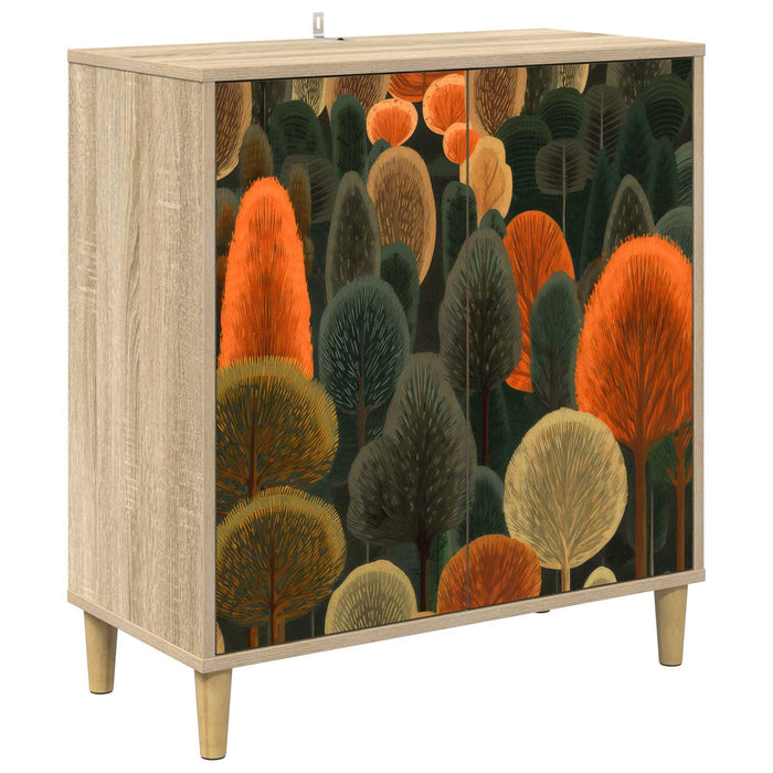 Bufet ZAANDAM Sonoma 69 x 33 x 75 cm Lemn prelucrat WALTI