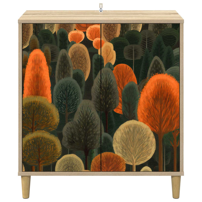 Bufet ZAANDAM Sonoma 69 x 33 x 75 cm Lemn prelucrat WALTI