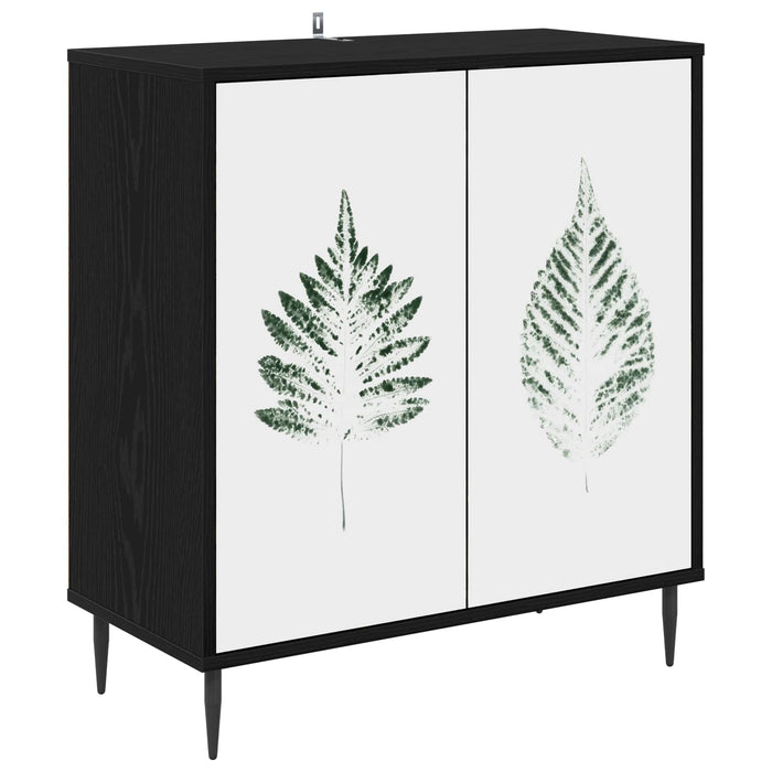 Bufet HANAU Stejar Negru 69 x 33 x 76 cm Lemn prelucrat WALTI