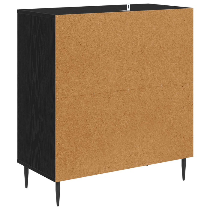 Bufet AACHEN Stejar Negru 69 x 33 x 76 cm Lemn prelucrat WALTI