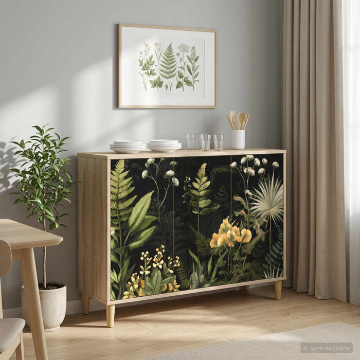 Bufet RHENEN Sonoma 102 x 33 x 75 cm Lemn prelucrat WALTI
