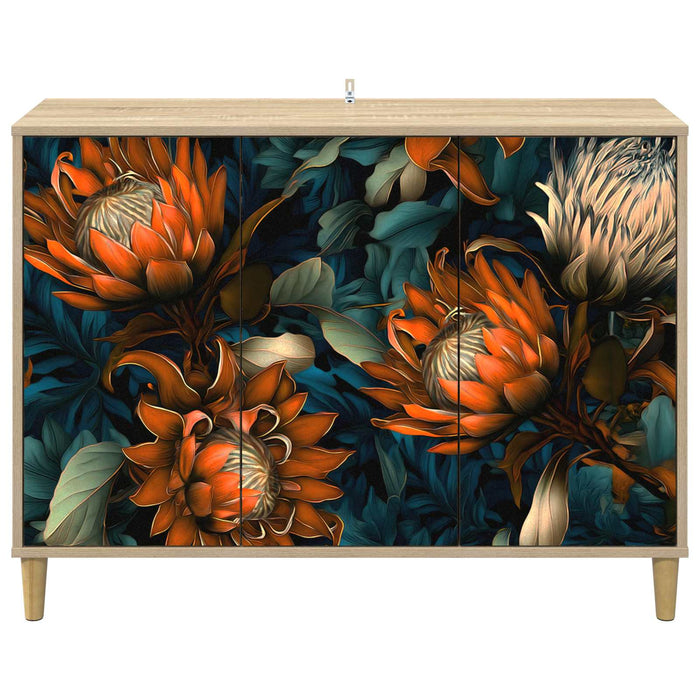 Bufet LOCHEM Sonoma 102 x 33 x 75 cm Lemn prelucrat WALTI