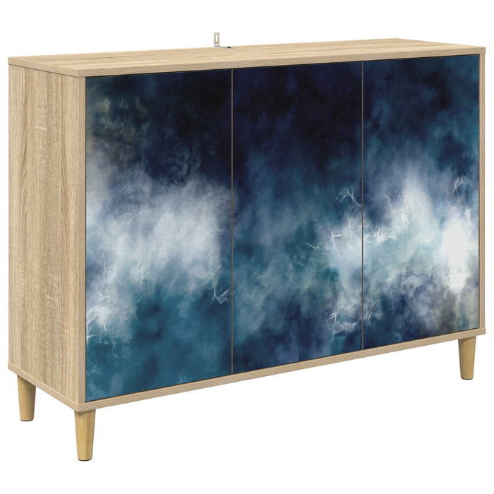 Bufet RAALTE Sonoma 102 x 33 x 75 cm Lemn prelucrat WALTI