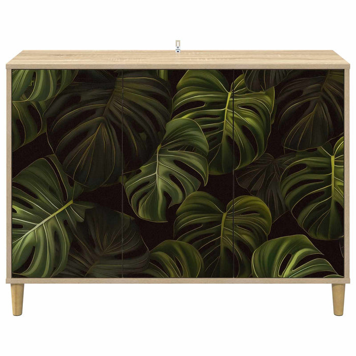 Bufet ELBURG Sonoma 102 x 33 x 75 cm Lemn prelucrat WALTI