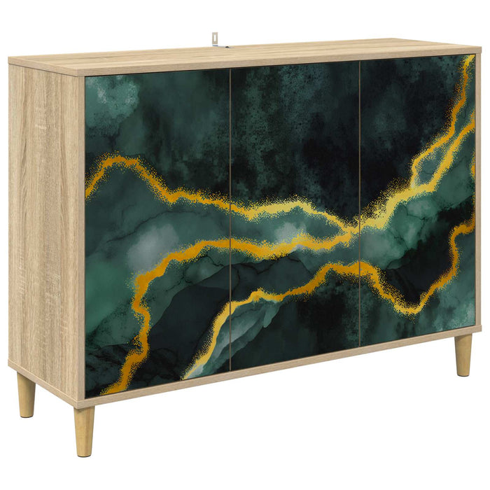 Bufet WIJHE Sonoma 102 x 33 x 75 cm Lemn prelucrat WALTI
