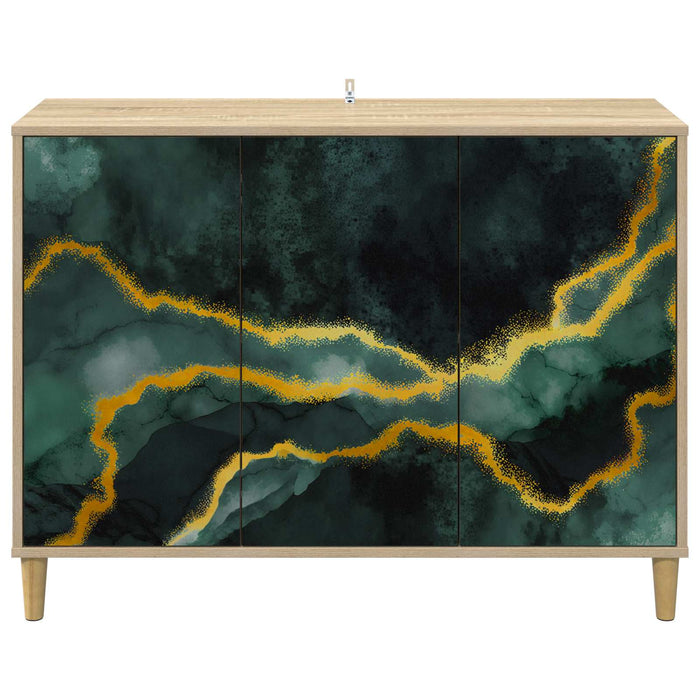 Bufet WIJHE Sonoma 102 x 33 x 75 cm Lemn prelucrat WALTI