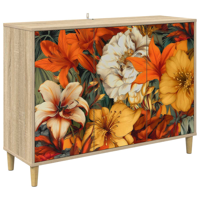 Bufet GENNEP Sonoma 102 x 33 x 75 cm Lemn prelucrat WALTI