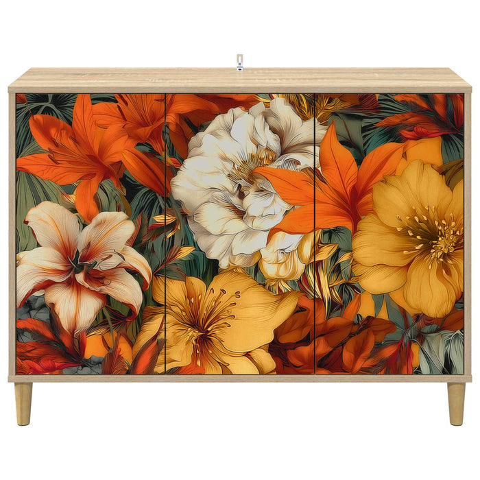 Bufet GENNEP Sonoma 102 x 33 x 75 cm Lemn prelucrat WALTI