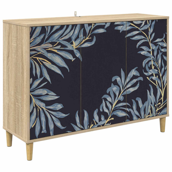 Bufet DOKKUM Sonoma 102 x 33 x 75 cm Lemn prelucrat WALTI