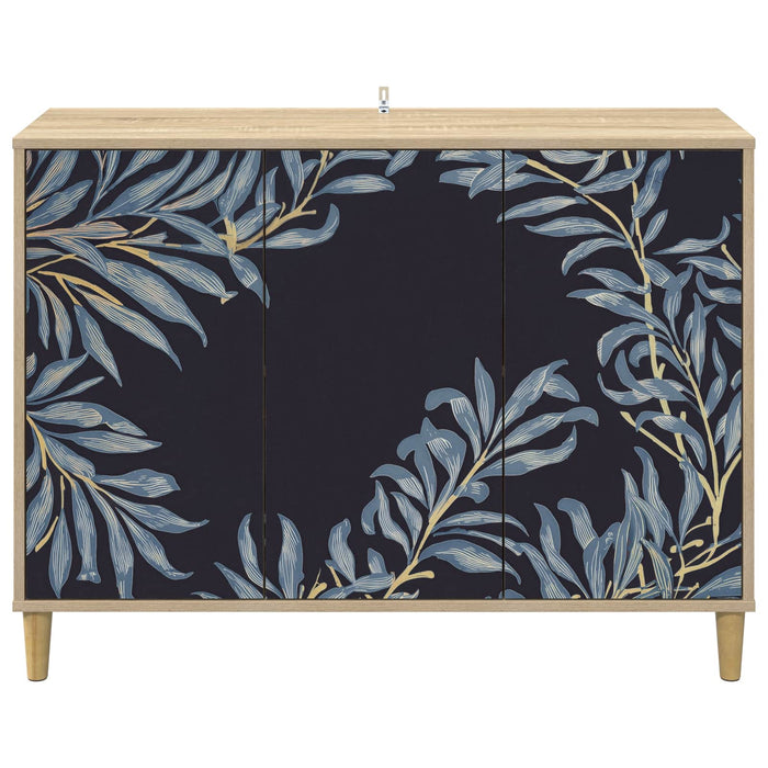 Bufet DOKKUM Sonoma 102 x 33 x 75 cm Lemn prelucrat WALTI