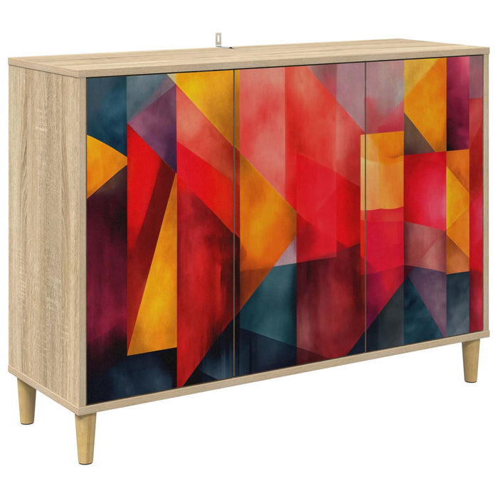 Bufet HEESCH Sonoma 102 x 33 x 75 cm Lemn prelucrat WALTI