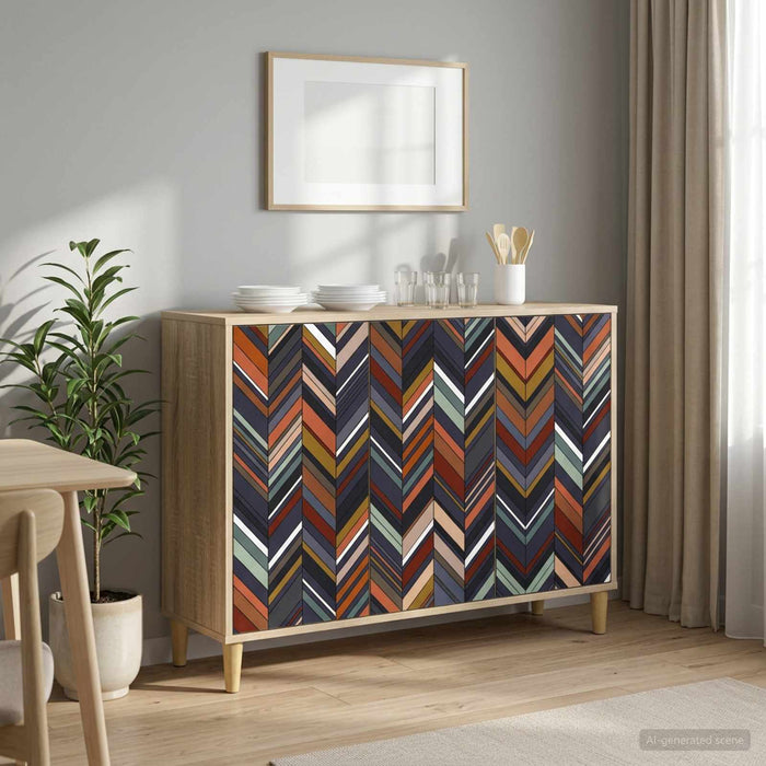 Bufet OMMEN Sonoma 102 x 33 x 75 cm Lemn prelucrat WALTI
