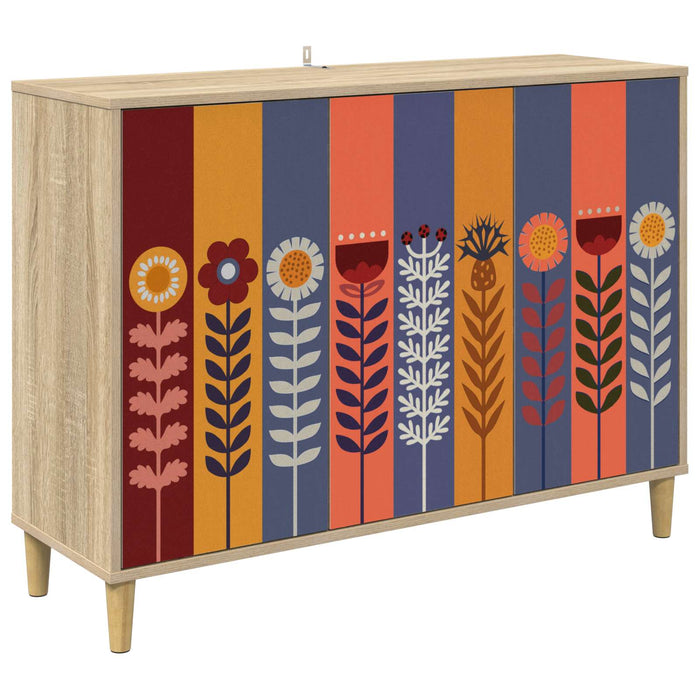 Bufet ESSEN Sonoma 102 x 33 x 75 cm Lemn prelucrat WALTI