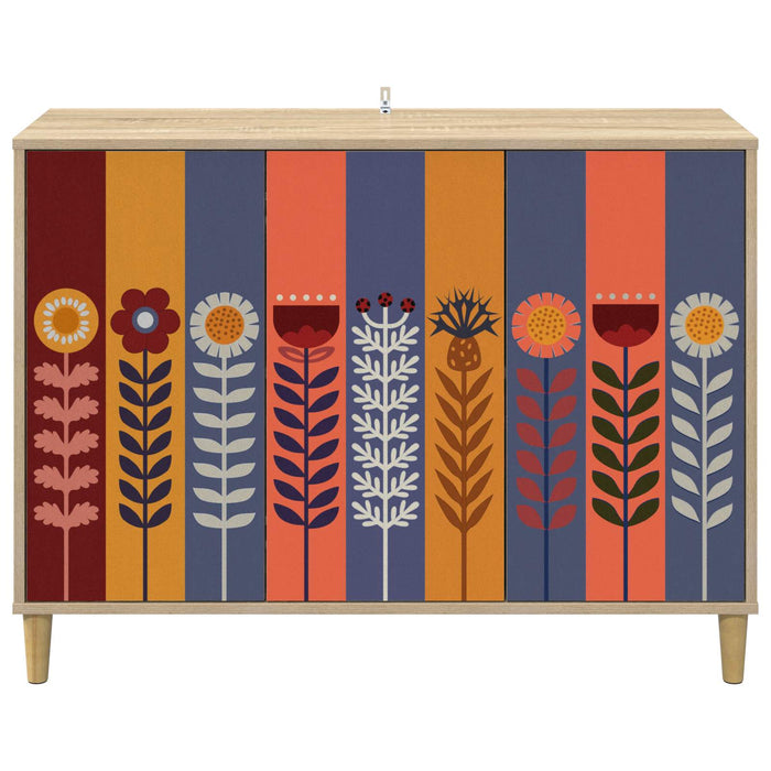 Bufet ESSEN Sonoma 102 x 33 x 75 cm Lemn prelucrat WALTI