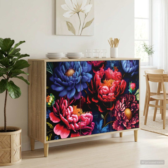 Bufet KIEL Sonoma 102 x 33 x 75 cm Lemn prelucrat WALTI
