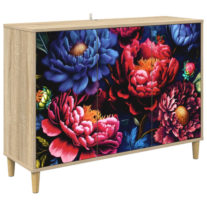 Bufet KIEL Sonoma 102 x 33 x 75 cm Lemn prelucrat WALTI