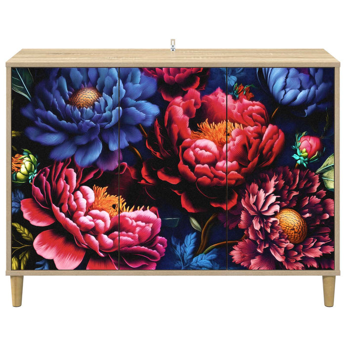 Bufet KIEL Sonoma 102 x 33 x 75 cm Lemn prelucrat WALTI