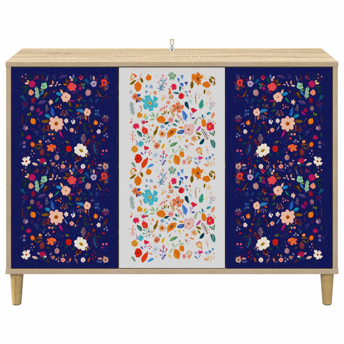 Bufet MAINZ Sonoma 102 x 33 x 75 cm Lemn prelucrat WALTI