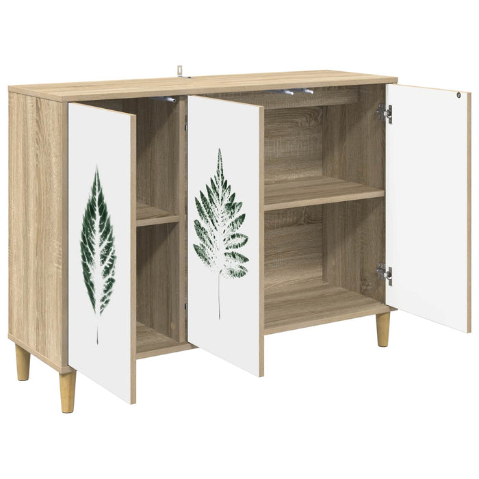 Bufet HANAU Sonoma 102 x 33 x 75 cm Lemn prelucrat WALTI