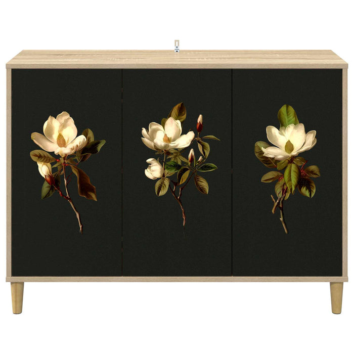 Bufet BREMEN Sonoma 102 x 33 x 75 cm Lemn prelucrat WALTI