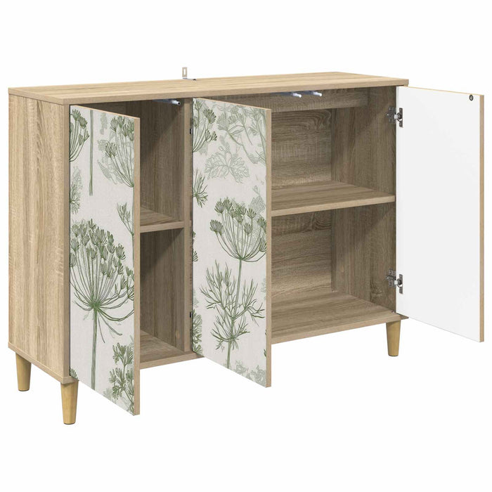 Bufet GOTHA Sonoma 102 x 33 x 75 cm Lemn prelucrat WALTI