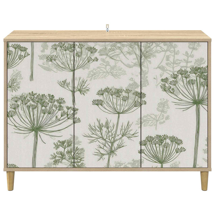 Bufet GOTHA Sonoma 102 x 33 x 75 cm Lemn prelucrat WALTI