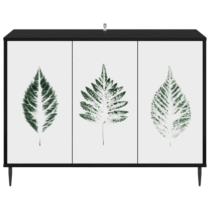 Bufet HANAU Stejar Negru 102 x 33 x 76 cm Lemn prelucrat WALTI