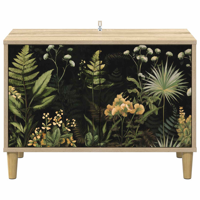 Cabinet TV RHENEN 69 x 33 x 50 cm Sonoma Lemn prelucrat WALTI