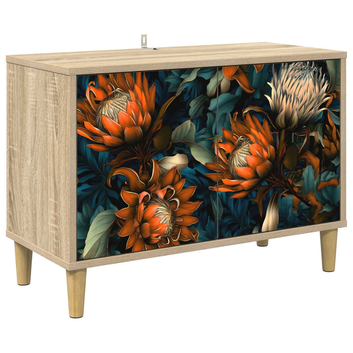 Cabinet TV LOCHEM 69 x 33 x 50 cm Sonoma Lemn prelucrat WALTI