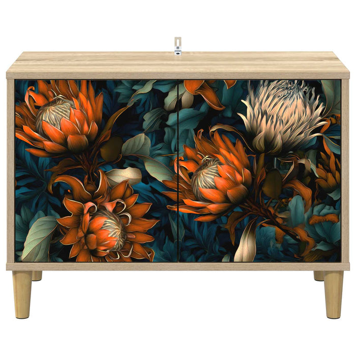 Cabinet TV LOCHEM 69 x 33 x 50 cm Sonoma Lemn prelucrat WALTI