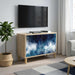 Cabinet TV RAALTE 69 x 33 x 50 cm Sonoma Lemn prelucrat - WALTI WALTI