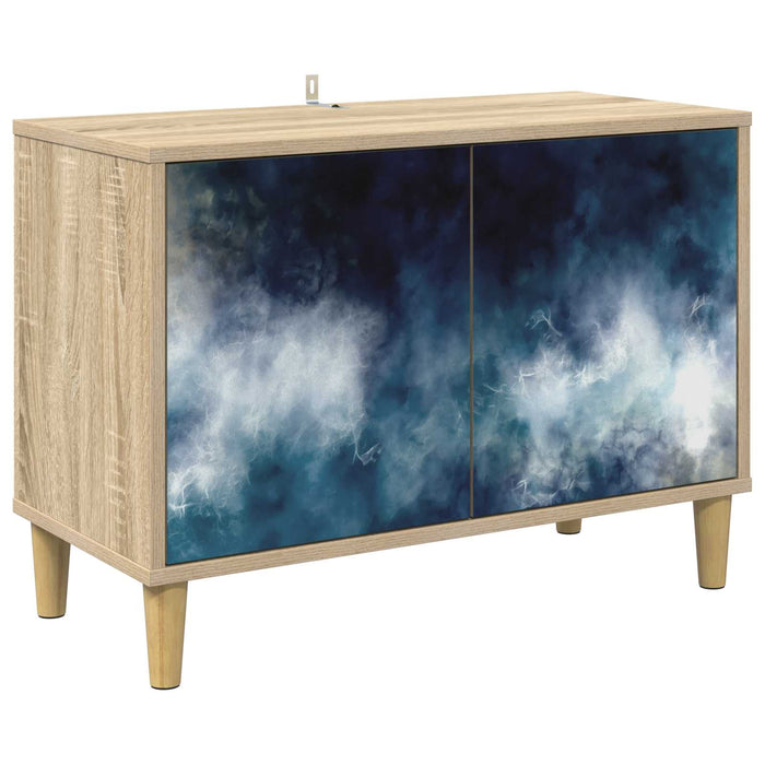 Cabinet TV RAALTE 69 x 33 x 50 cm Sonoma Lemn prelucrat WALTI