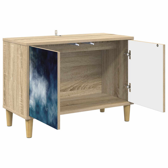 Cabinet TV RAALTE 69 x 33 x 50 cm Sonoma Lemn prelucrat WALTI