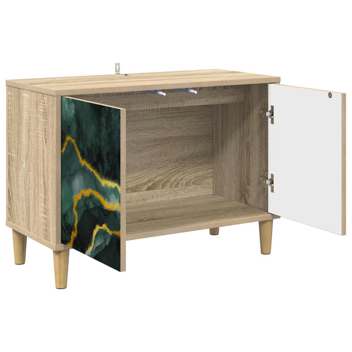 Cabinet TV WIJHE 69 x 33 x 50 cm Sonoma Lemn prelucrat WALTI
