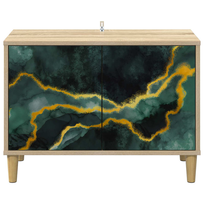 Cabinet TV WIJHE 69 x 33 x 50 cm Sonoma Lemn prelucrat WALTI