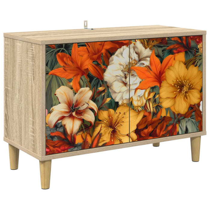 Cabinet TV GENNEP 69 x 33 x 50 cm Sonoma Lemn prelucrat WALTI