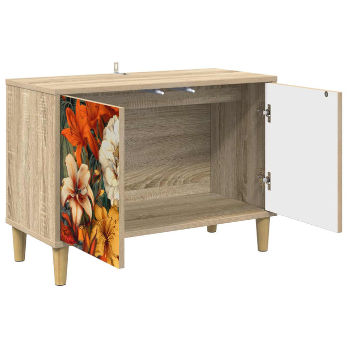 Cabinet TV GENNEP 69 x 33 x 50 cm Sonoma Lemn prelucrat WALTI