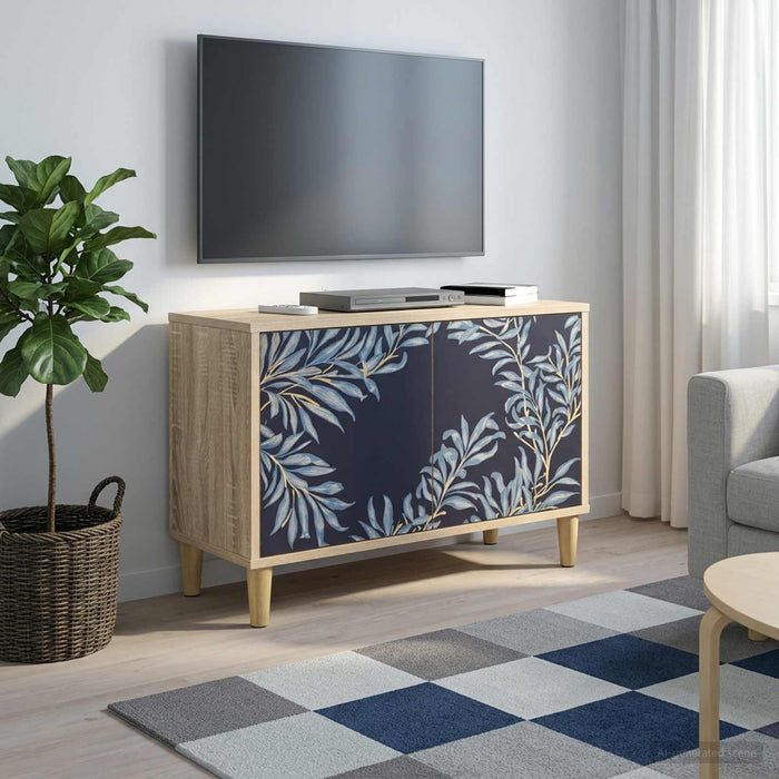 Cabinet TV DOKKUM 69 x 33 x 50 cm Sonoma Lemn prelucrat - WALTI WALTI