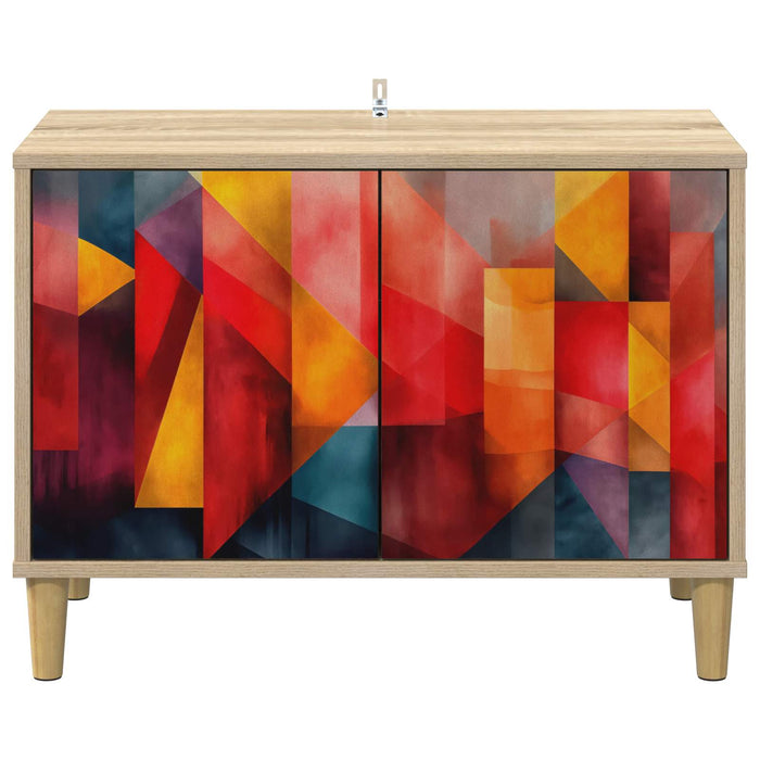 Cabinet TV HEESCH 69 x 33 x 50 cm Sonoma Lemn prelucrat WALTI