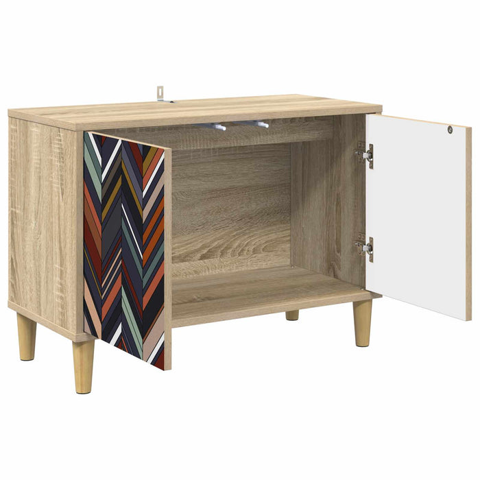 Cabinet TV OMMEN 69 x 33 x 50 cm Sonoma Lemn prelucrat WALTI