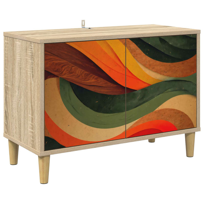 Cabinet TV BONN 69 x 33 x 50 cm Sonoma Lemn prelucrat WALTI