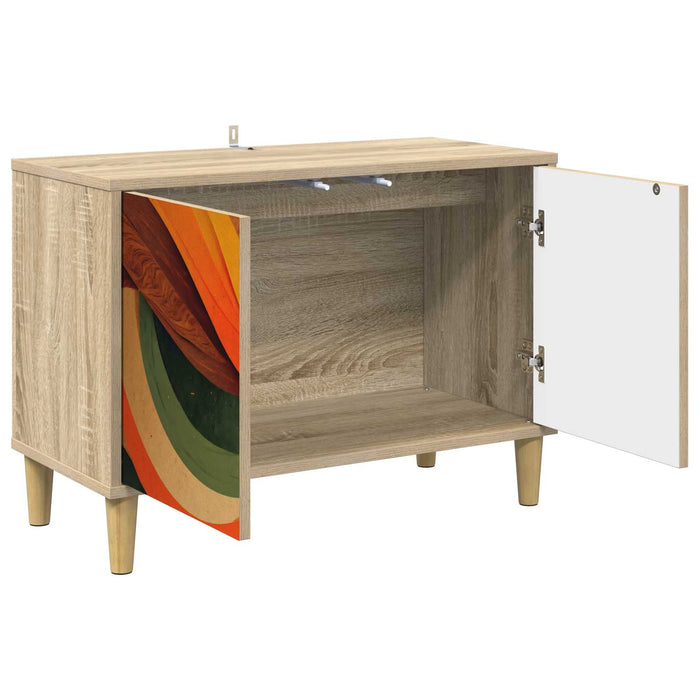 Cabinet TV BONN 69 x 33 x 50 cm Sonoma Lemn prelucrat WALTI