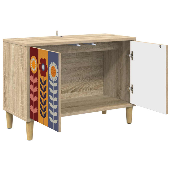 Cabinet TV ESSEN 69 x 33 x 50 cm Sonoma Lemn prelucrat WALTI