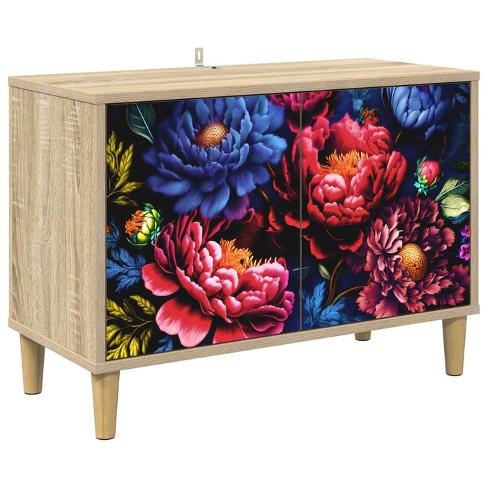 Cabinet TV KIEL 69 x 33 x 50 cm Sonoma Lemn prelucrat WALTI