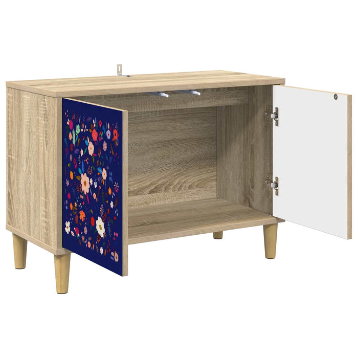 Cabinet TV MAINZ 69 x 33 x 50 cm Sonoma Lemn prelucrat WALTI