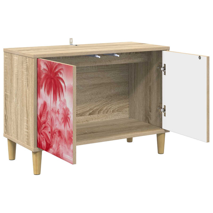 Cabinet TV AACHEN 69 x 33 x 50 cm Sonoma Lemn prelucrat WALTI