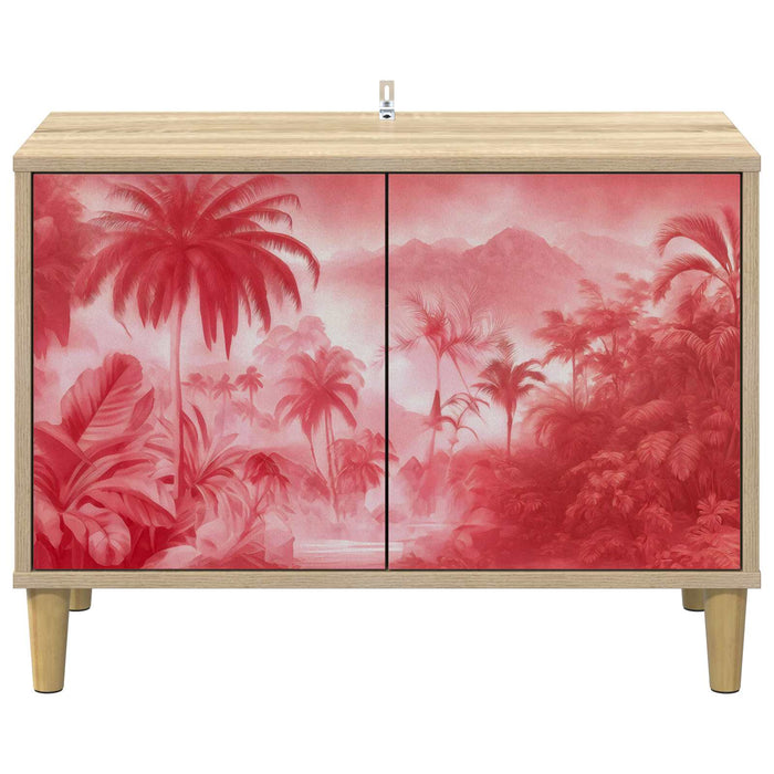 Cabinet TV AACHEN 69 x 33 x 50 cm Sonoma Lemn prelucrat WALTI